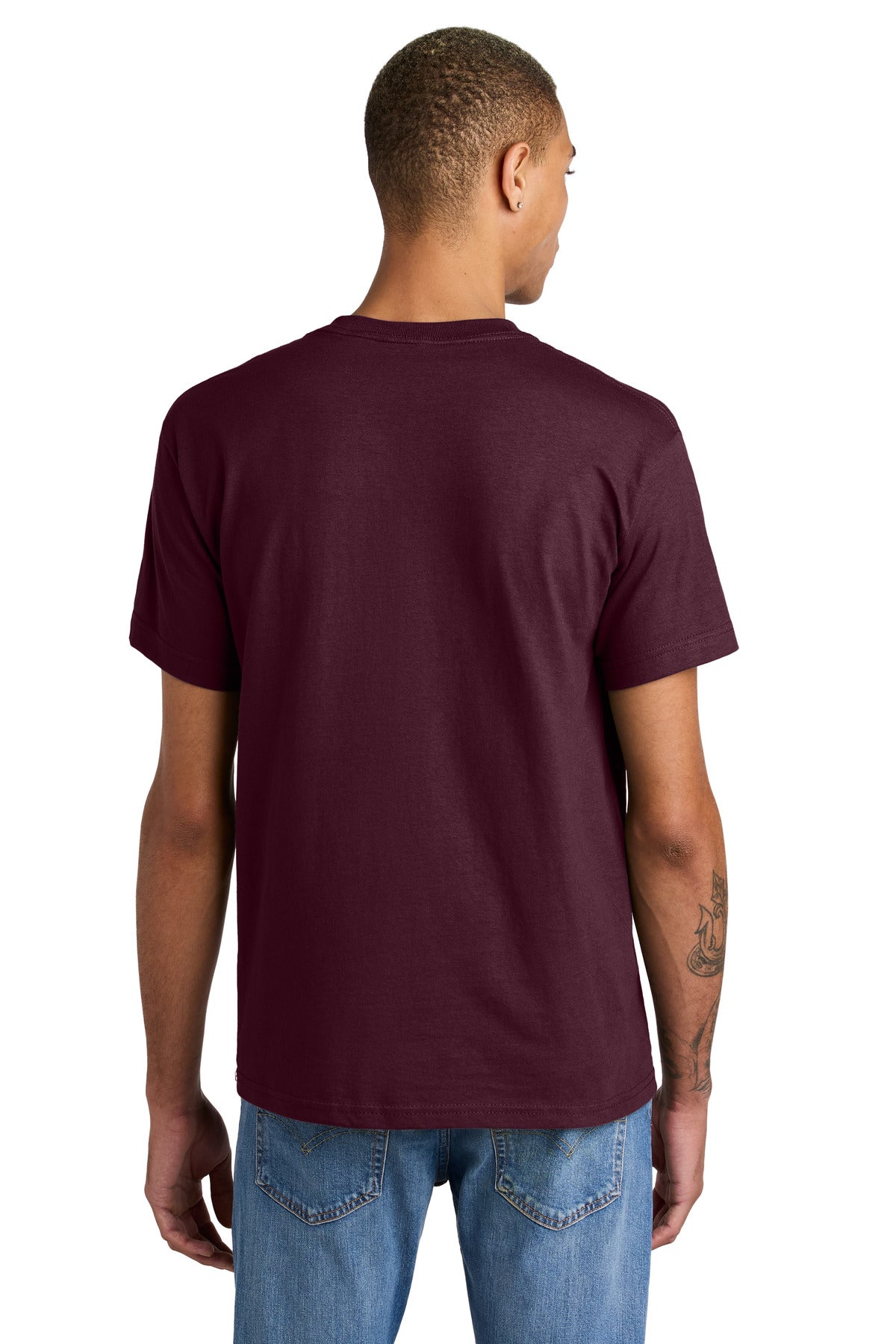 Custom Embroidered American Apparel Unisex Heavyweight T-Shirt 1301,Burgundy