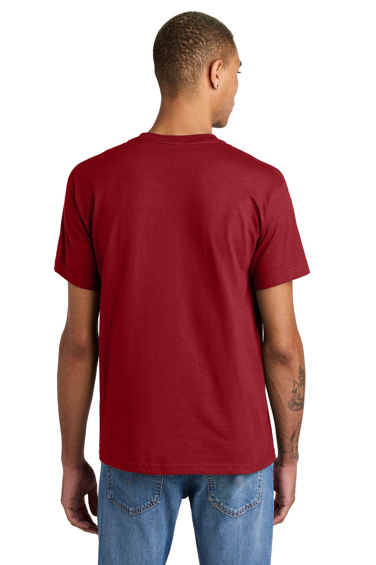 Custom Embroidered American Apparel Unisex Heavyweight T-Shirt 1301,Cardinal