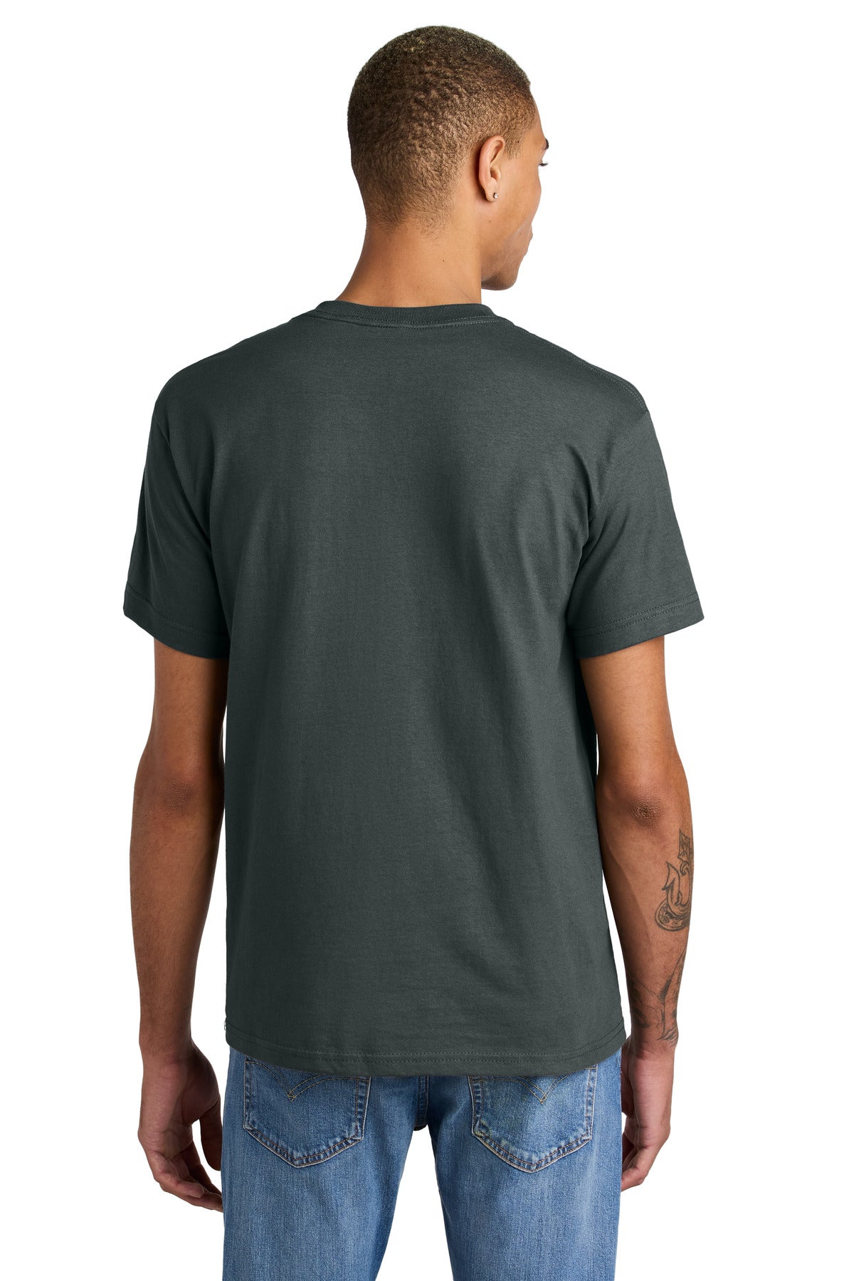 Custom Embroidered American Apparel Unisex Heavyweight T-Shirt 1301,Charcoal