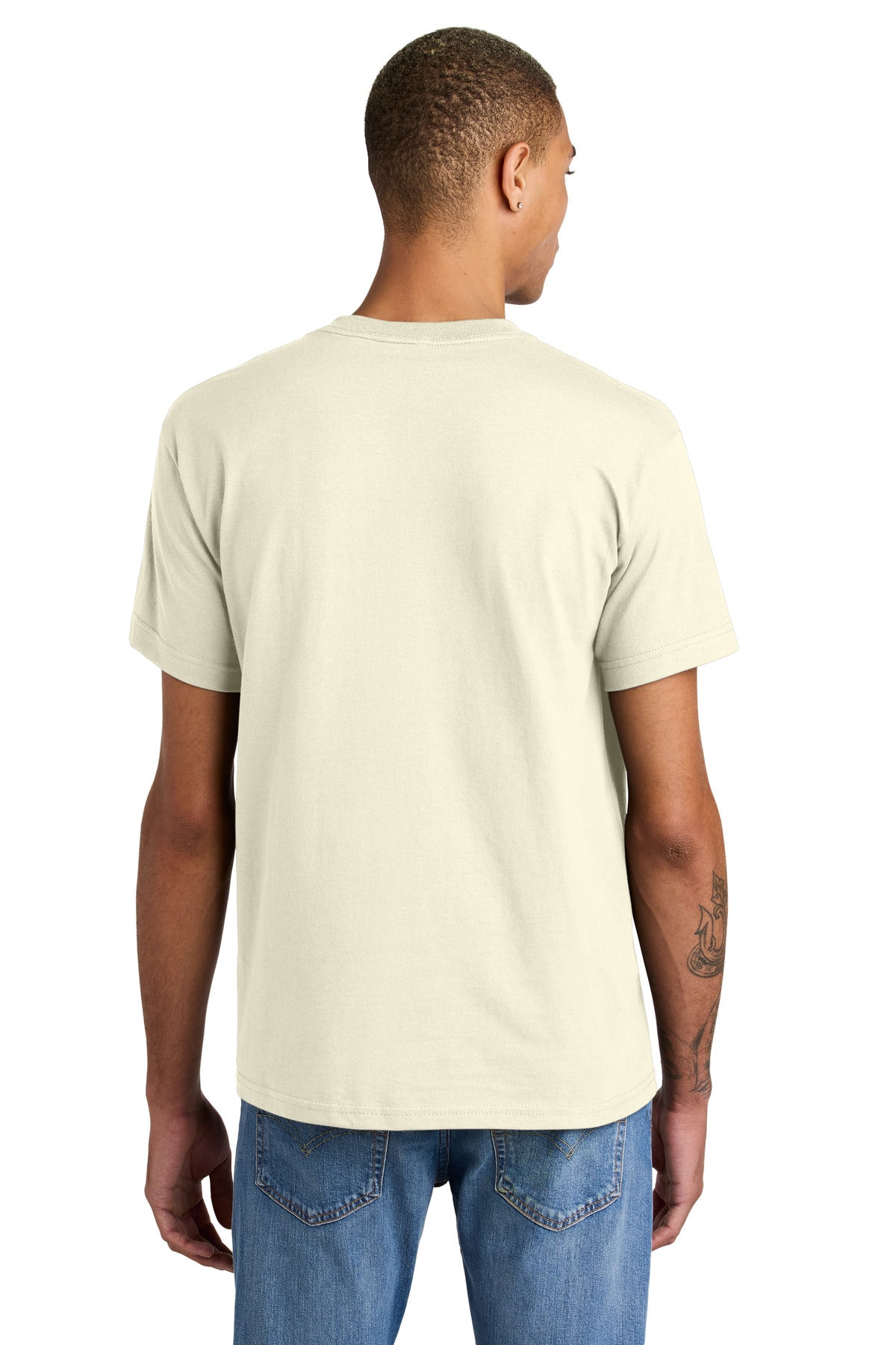 Custom Embroidered American Apparel Unisex Heavyweight T-Shirt 1301,Cream