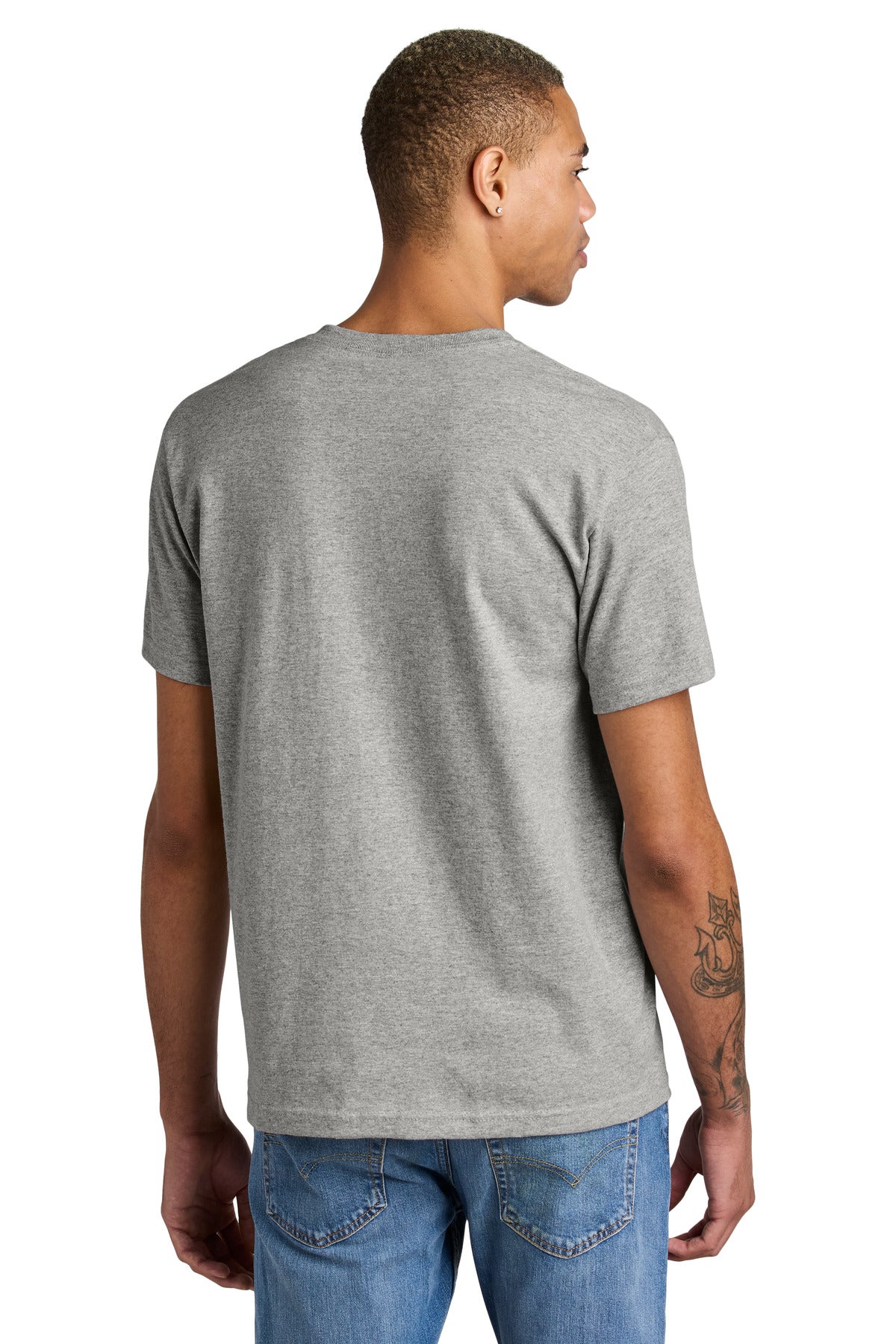 Custom Embroidered American Apparel Unisex Heavyweight T-Shirt 1301,Heather Grey