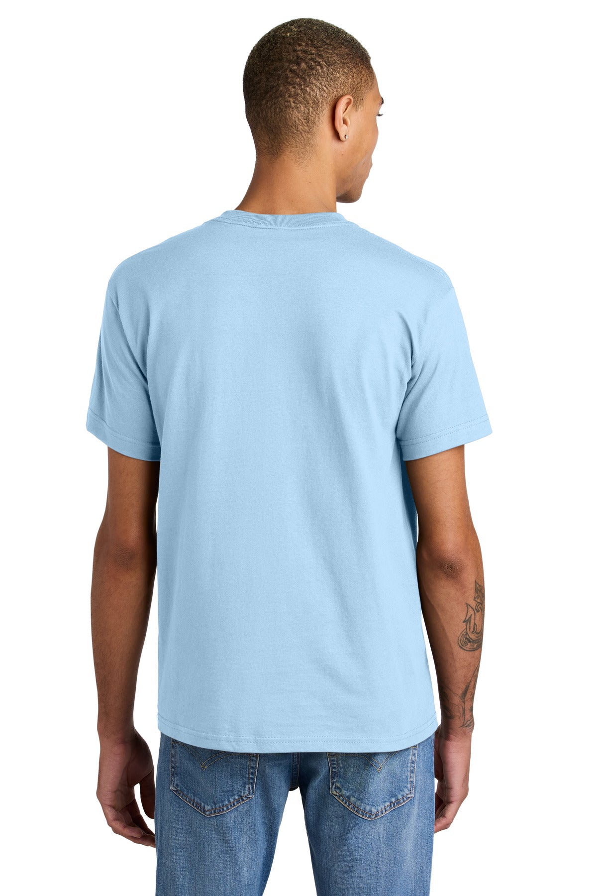 Custom Embroidered American Apparel Unisex Heavyweight T-Shirt 1301,Powder Blue