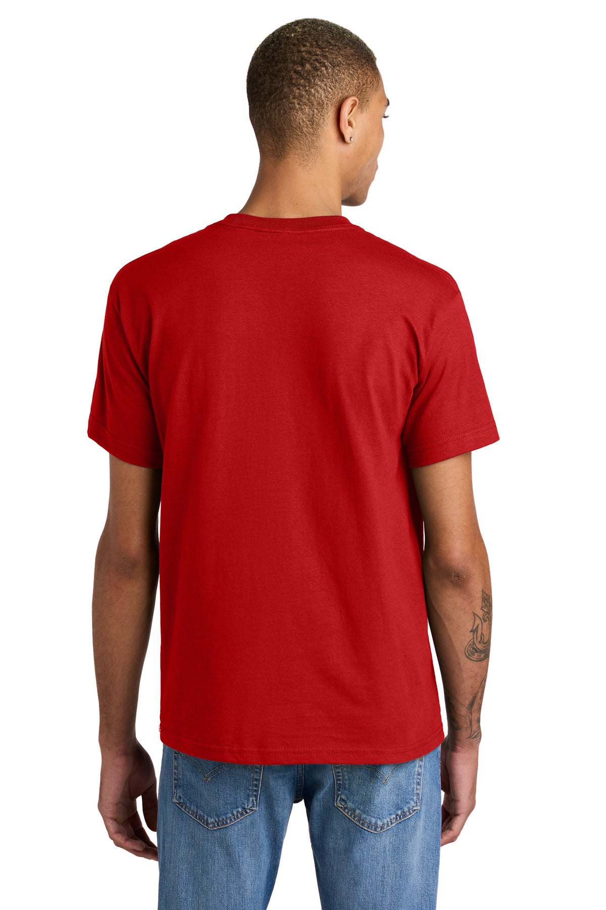 Custom Embroidered American Apparel Unisex Heavyweight T-Shirt 1301,Red