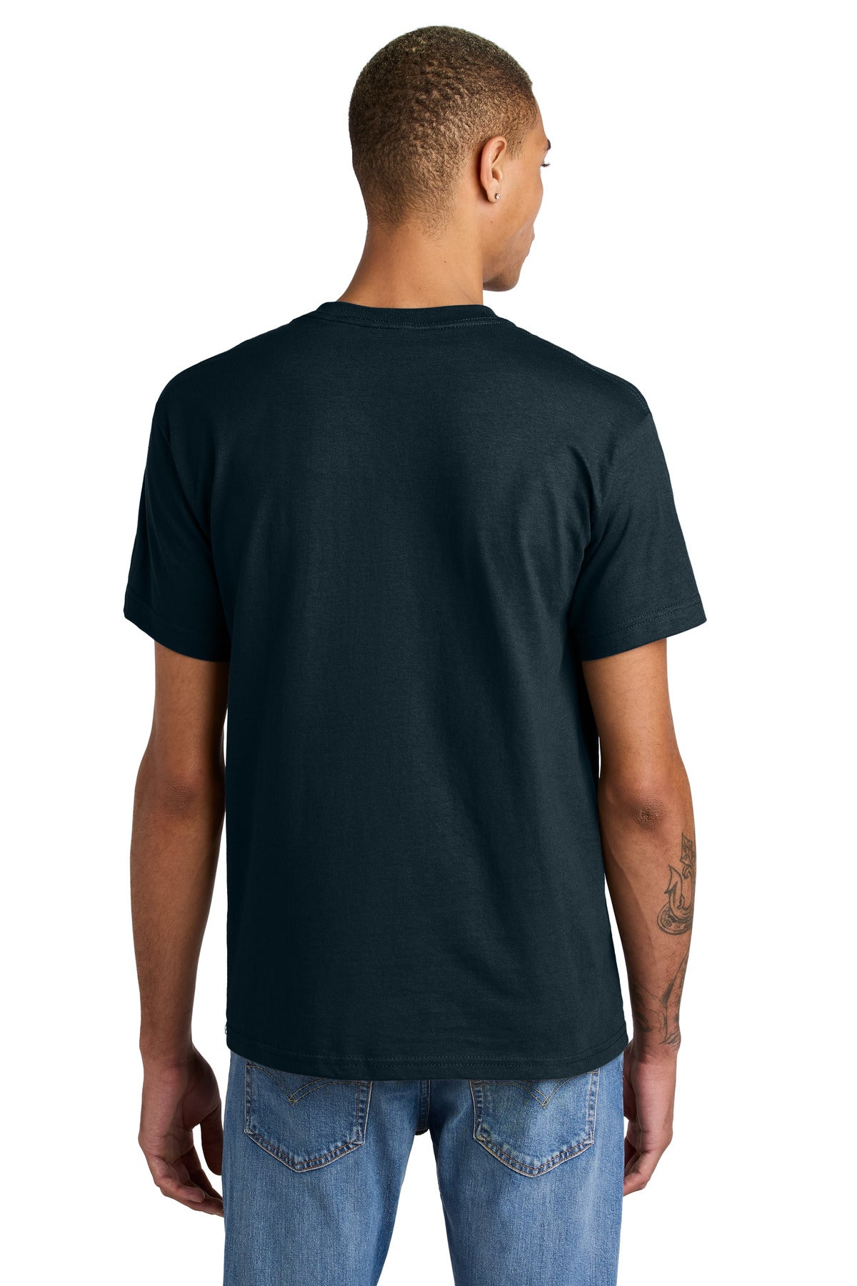 Custom Embroidered American Apparel Unisex Heavyweight T-Shirt 1301,True Navy