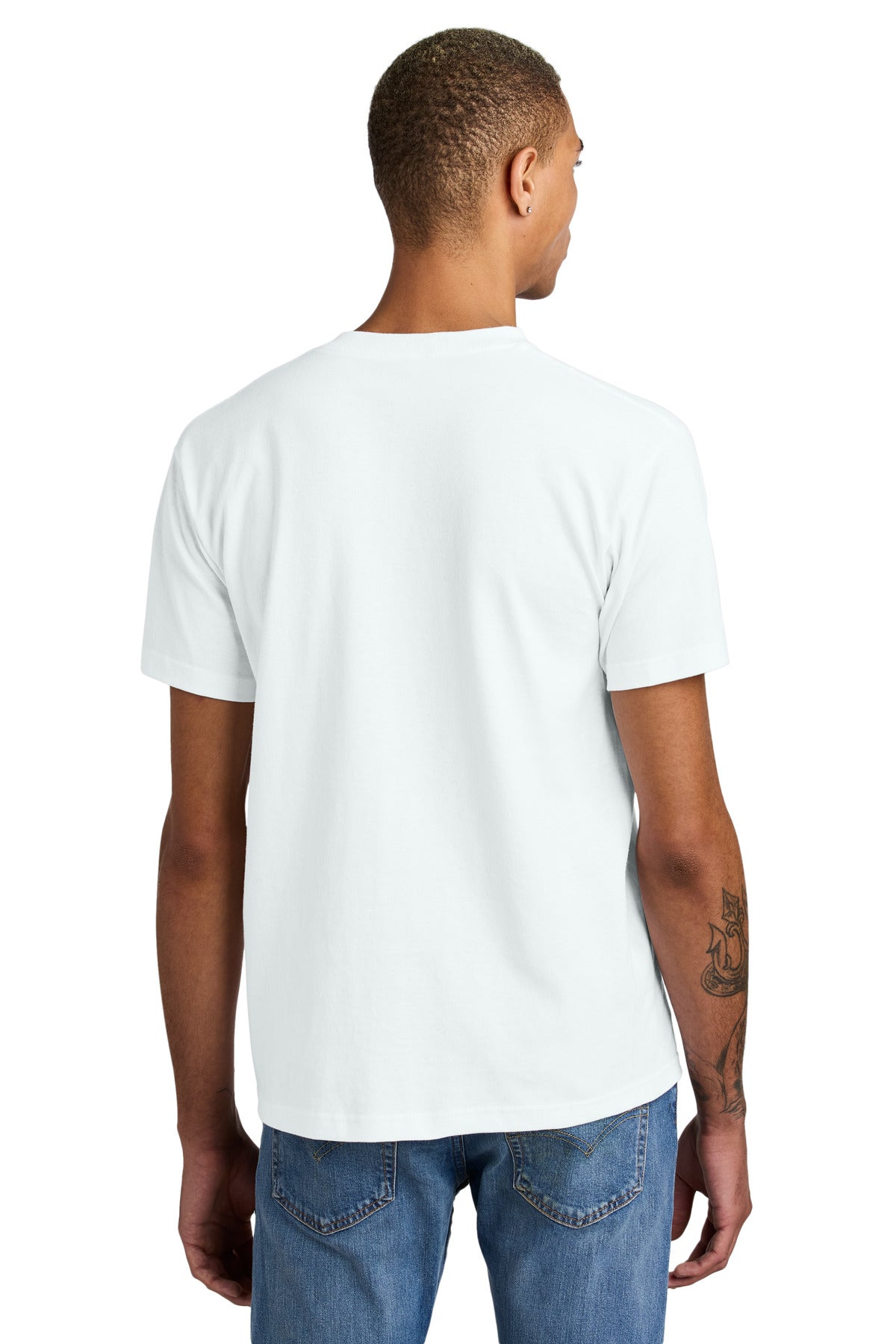 Custom Embroidered American Apparel Unisex Heavyweight T-Shirt 1301,White