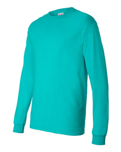 Hanes Essential-T Long Sleeve T-Shirt 5286 Athletic Teal