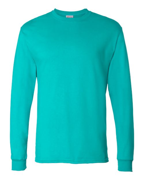 Hanes Essential-T Long Sleeve T-Shirt 5286 Athletic Teal