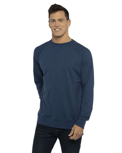 Next Level Unisex Laguna Raglan Crewneck Sweatshirt 4168