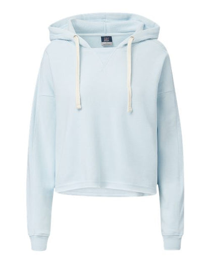 MV Sport Women's Angel Fleece Crop Hooded Sweatshirt W23101