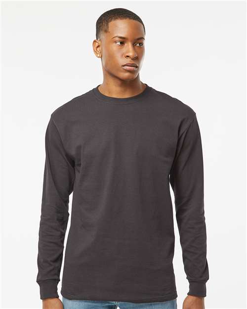 M&O Unisex Gold Soft Touch Long Sleeve T-Shirt 9460