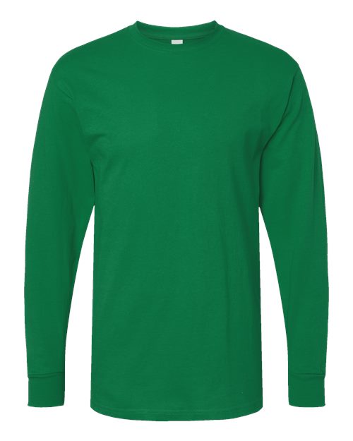 M&O Unisex Gold Soft Touch Long Sleeve T-Shirt 4820