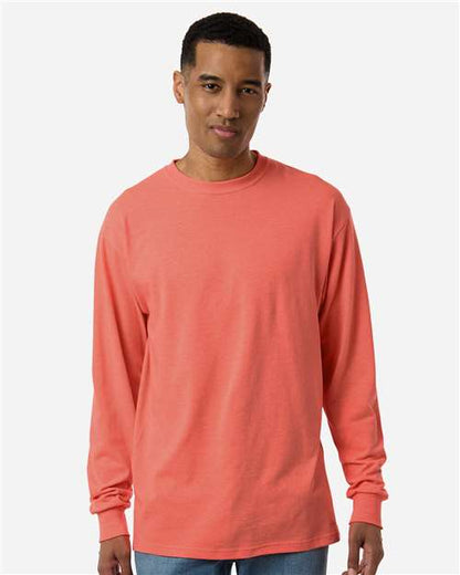 M&O Unisex Gold Soft Touch Long Sleeve T-Shirt 9460