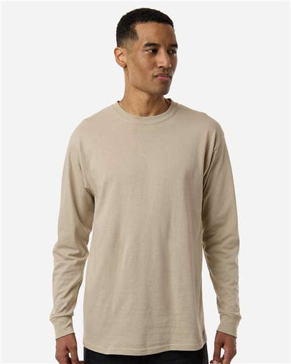 M&O Unisex Gold Soft Touch Long Sleeve T-Shirt 9460