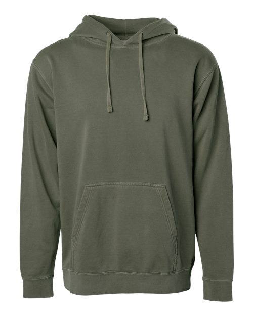 Independent Trading Co. Unisex Midweight Pigment-Dyed Hooded Sweatshirt 6015