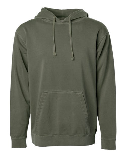 Independent Trading Co. Unisex Midweight Pigment-Dyed Hooded Sweatshirt 6015