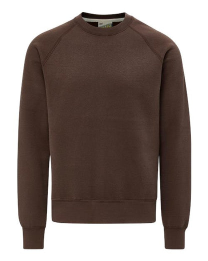 MV Sport Unisex Vintage Fleece Raglan Crewneck Sweatshirt 7466