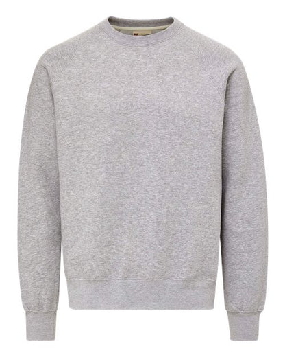 MV Sport Unisex Vintage Fleece Raglan Crewneck Sweatshirt 7466
