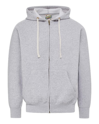 MV Sport Unisex Vintage Fleece Full-Zip Hooded Sweatshirt 11863
