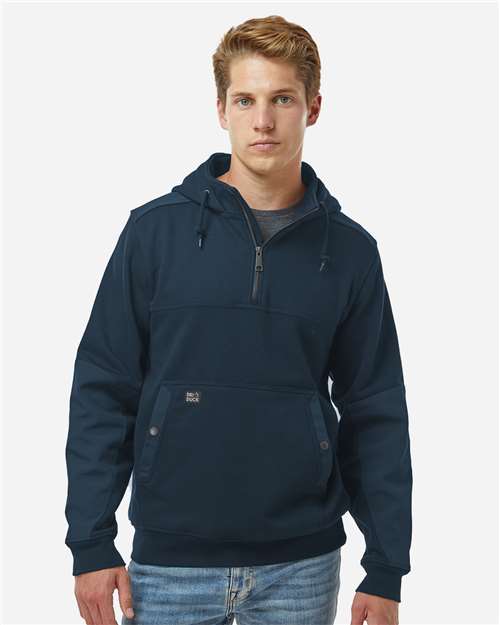 DRI DUCK Men's Mission Quarter-Zip Hooded Pullover 11726