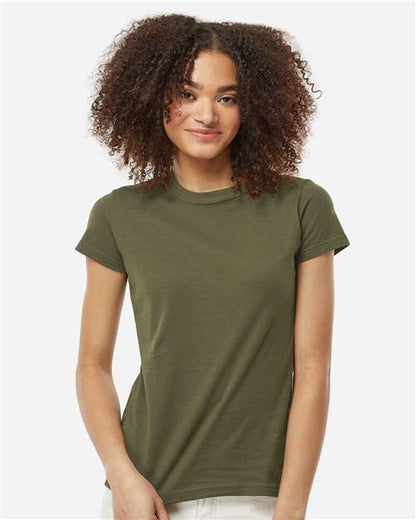 Tultex Women's Fine Jersey Slim Fit T-Shirt 10682