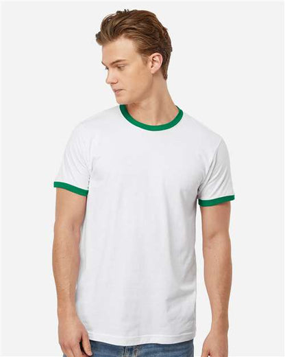 Tultex Unisex Fine Jersey Ringer T-Shirt 10711