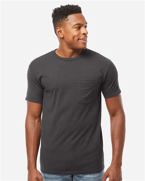 Tultex Unisex Heavyweight Jersey Pocket T-Shirt 10724