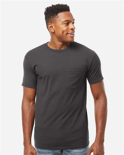 Tultex Unisex Heavyweight Jersey Pocket T-Shirt 10724