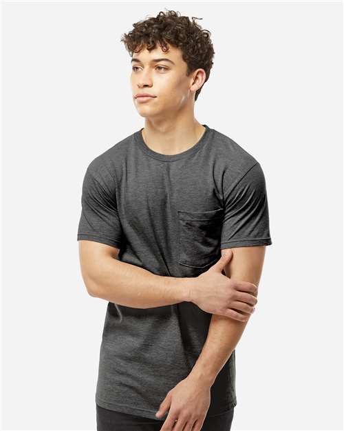 Tultex Unisex Heavyweight Jersey Pocket T-Shirt 10724