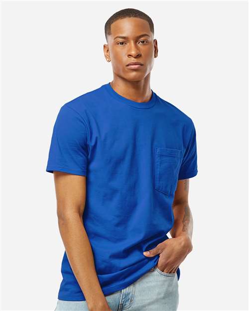 Tultex Unisex Heavyweight Jersey Pocket T-Shirt 10724