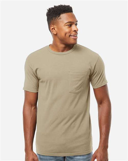 Tultex Unisex Heavyweight Jersey Pocket T-Shirt 10724