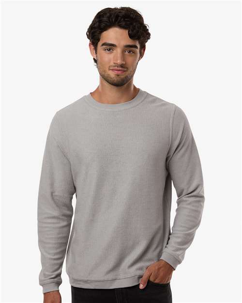Boxercraft Unisex Corded Crewneck Sweatshirt 7567