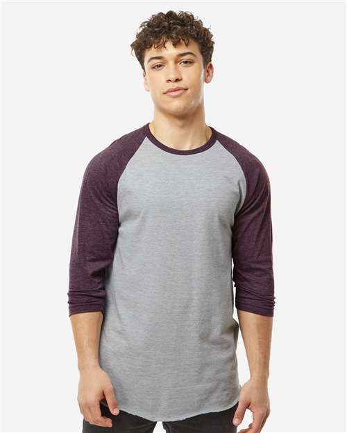 Tultex Unisex Fine Jersey Raglan T-Shirt 10705