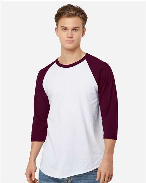 Tultex Unisex Fine Jersey Raglan T-Shirt 10705