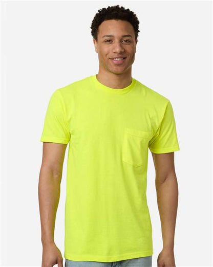 Tultex Unisex Heavyweight Jersey Pocket T-Shirt 10724