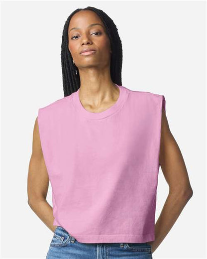 American Apparel Women's Heavyweight Cotton Garment-Dyed Muscle Tee 11696