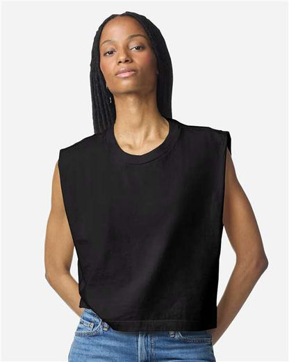 American Apparel Women's Heavyweight Cotton Garment-Dyed Muscle Tee 11696