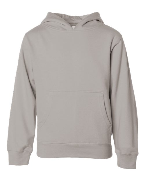 Custom EmbroideredIndependent Trading Co. Youth Midweight Hooded Sweatshirt 3692 Cement