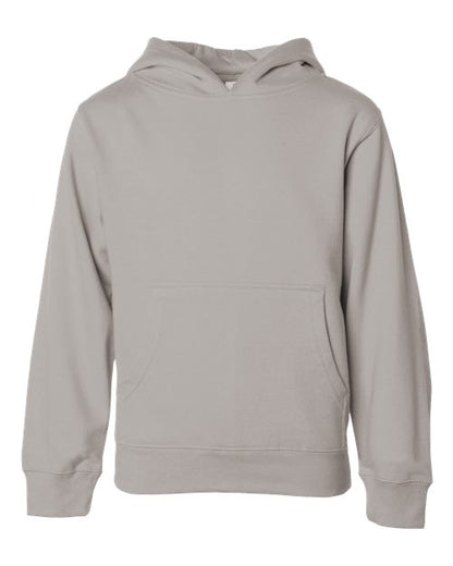 Custom EmbroideredIndependent Trading Co. Youth Midweight Hooded Sweatshirt 3692 Cement