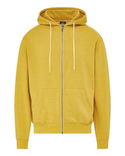 MV Sport Unisex Retro Heather Full-Zip Hooded Sweatshirt 5421