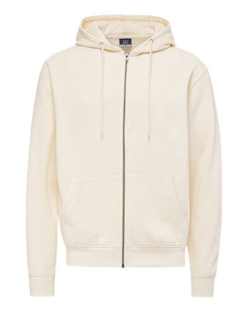 MV Sport Unisex Retro Heather Full-Zip Hooded Sweatshirt 2349