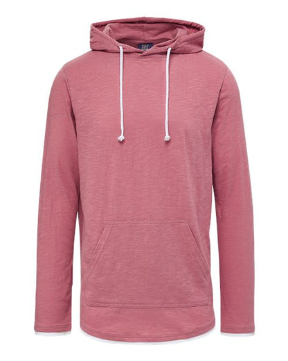 MV Sport Unisex Miles Slub Hooded Long Sleeve T-Shirt 12612