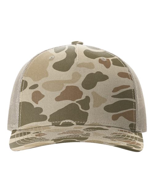 Richardson Printed Five-Panel Trucker Cap 12234