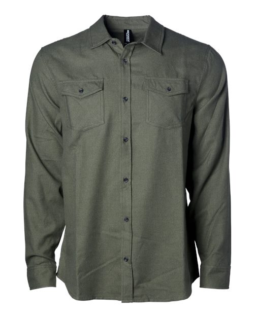 Independent Trading Co. Unisex Flannel Shirt 10533