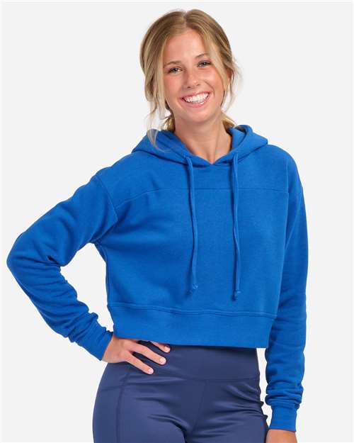 Boxercraft Women's Cropped Fleece Hooded Sweatshirt 12367