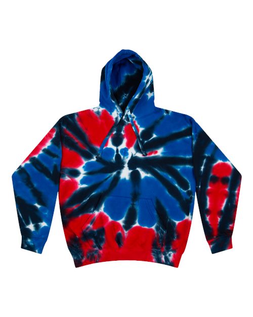 Custom EmbroideredColortone Unisex Tie-Dyed Hooded Sweatshirt 10937 Independence