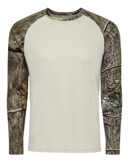 Paragon Men's Jackson Mossy Oak Colorblocked Long Sleeve T-Shirt 11697