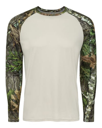 Paragon Men's Jackson Mossy Oak Colorblocked Long Sleeve T-Shirt 11697