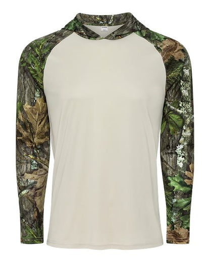 Paragon Men's Biloxi Performance Colorblocked Hooded Long Sleeve T-Shirt 11699