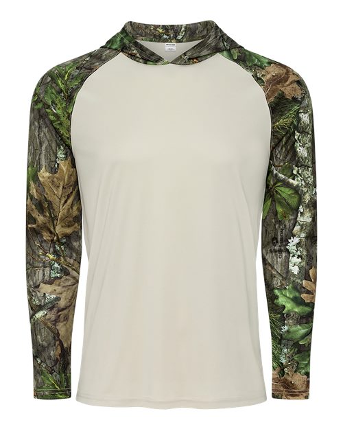 Paragon Men's Biloxi Performance Colorblocked Hooded Long Sleeve T-Shirt 241