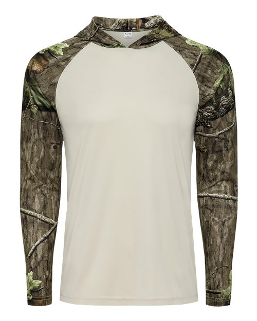Paragon Men's Biloxi Performance Colorblocked Hooded Long Sleeve T-Shirt 241
